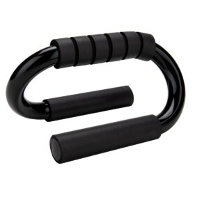Mind Reader Push-Up Bar, Large, Set of 2, Iron, Black