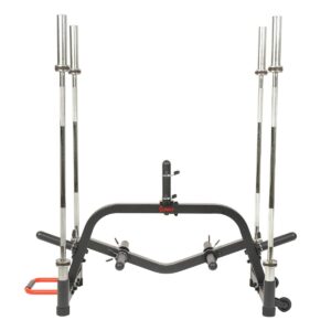 Sunny Health & Fitness Multi-Weight Plate and Barbell Rack Storage Stand
