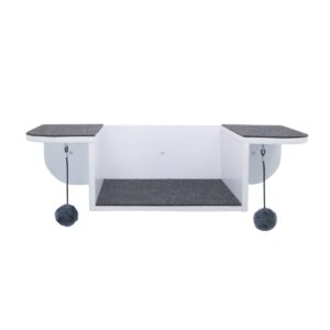 Hauspanther Nest Perch Cat Scratcher - White