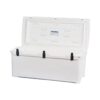 Engel 123 High Performance 108-Quart Portable Durable Rotomolded Airtight 130 Can Hard Cooler and Ice Box for Camping, Sports Events, & Fishing, White