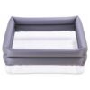 Summer Waves 366 Gallon 4 Person Inflatable PVC Portable Standard Size Pickup Truck Bed Tailgate Swimming Pool, Gray
