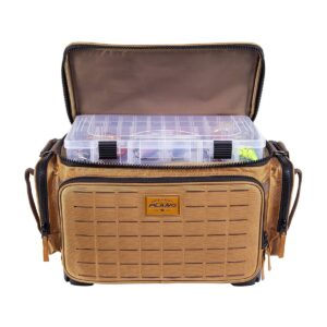 Plano Guide Series 3700 Fishing Gear Soft Tackle Box Shoulder Bag and Utility Storage Case Organizer Kit with Waterproof Phone Holder and Magnetic Top