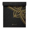 Gaiam Metallic Bronze Printed Yoga Mat - Black (6mm)