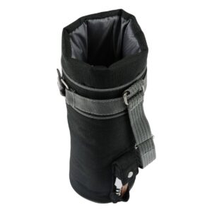 Picnic Time 2qt Wine Sack Cooler Black/Gray