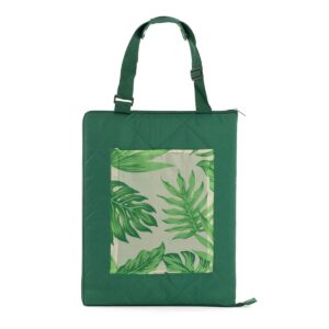 SlumberTrek 3053254VMI All Weather Reversible Water Resistant Foldable Blanket Mat for Beach, Picnic, and Outdoor Concert with Palm Tree Print