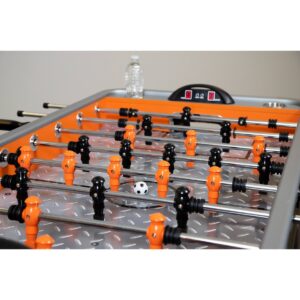 Hathaway Trailblazer 56" Foosball Table with Electronic Scoring - Orange/Black