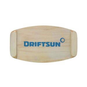 Driftsun Classic Hardwood Sturdy Balance Board Core Trainer Exercise Training Deck for Ski Surfing Skating w/ 6 Inch Diameter Non Skid Textured Roller