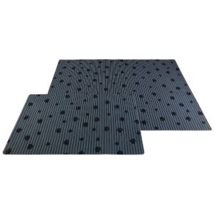 Drymate Multi-Use Paw Stripe Pet Mat Set - Gray (2ct)
