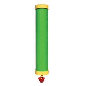 Rugged Ranch High End Hen Elevated 2 Gallon Algae-Resistant Poultry Waterer and Mounting System for Any Style of Coop, Green (2 Pack)