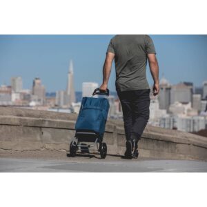 Picnic Time Cart 18qt Cooler with Trolley - Navy