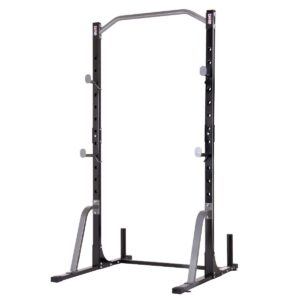Body Champ PBC530 U Frame/ Cage Power Rack System & Olympic Weight Plate Storage