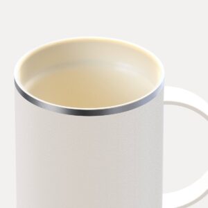 ASOBU Ultimate stainless steel coffee mug - White