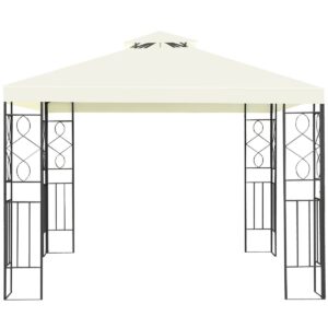 Costway 2 Tier 10'x10' Patio Gazebo Canopy Tent Steel Frame Shelter Awning