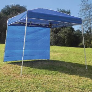 Z-Shade 10 Foot Angled Leg Instant Canopy Tent Taffeta Attachment to Provide Ultimate Shading for Outdoor Events, Blue (Attachment Only)