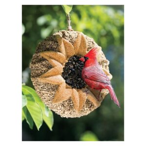 Songbird Tweets® Sunflower Wreath - Gardener's Supply Company