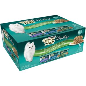 Purina Fancy Feast Medleys Gourmet Wet Cat Food In a Classic Sauce Primavera Collection - 3oz/12ct Variety Pack
