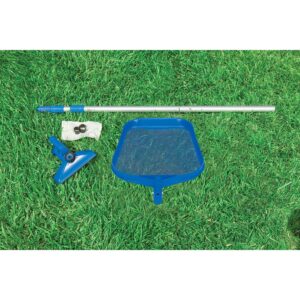 Intex Cleaning Maintenance Swimming Pool Kit & 15' Above Ground Pool Cover