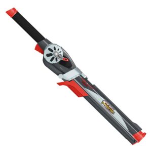 Goliath Kids Rocket Fishing Pole Rod and Reel with Safety Bobber Bundle and Goliath Durable Plastic Rocket Fishing Rod Bait Bucket with Breathing Lid