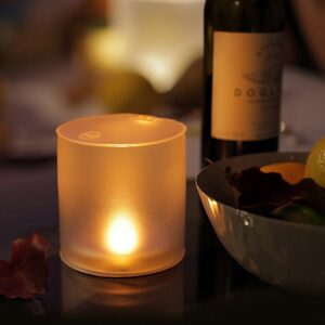 MPOWERD Luci Candle Frosted Finish Portable Waterproof Inflatable Solar Light