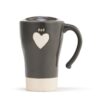 DEMDACO Dad Heart Travel Mug Gray
