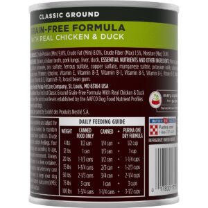 Purina ONE SmartBlend True Instinct Grain Free Classic Ground Wet Dog Food with Real Chicken & Duck - 13oz