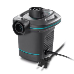 Intex 120V Electric Air Pump & Intex Inflatable Ocean Scene Sun Shade Kids Pool