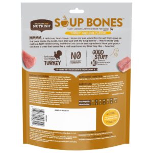 Rachael Ray Nutrish Soup Bones Dog Treats, Turkey & Rice Flavor - 23.1oz/11ct