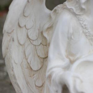 Northlight 19.75" Angel with Shell Religious Outdoor Patio Garden Statue Bird Feeder - White