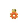 DuraForce Gear Ring Dog Toy - Orange - M/L