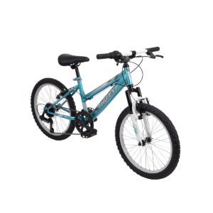 Huffy Highland 20" Kids' Mountain Bike - Aqua Blue/White