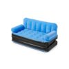Bestway Multi Max Inflatable Air Couch or Double Bed with AC Air Pump, Blue