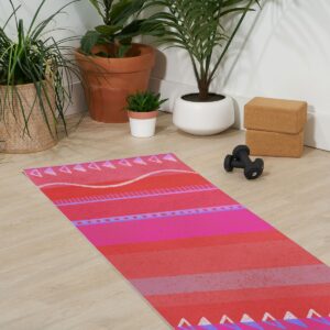 Sunshinecanteen Nayarit Pink (6mm) 24" x 70" Yoga Mat - Society6