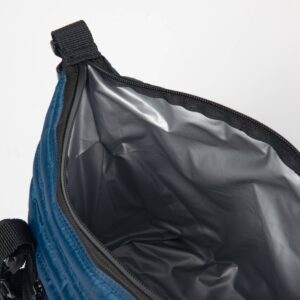 Oniva Midday Quilted Washable Insulated 6.3qt Lunch Bag - Navy Blue