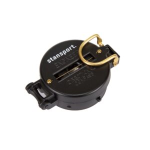 Stansport Metal Lensatic Compass Black