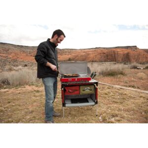 Camp Chef Mountain Series Sherpa Table & Organizer - Red