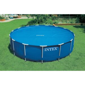 Intex 18 Foot Round Vinyl Solar Cover + 18 Foot UV Resistant Debris Cover