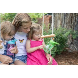 EcoVessel 12oz BPA-Free Reusable Plastic Kids' Water Bottle with Straw - Unicorn