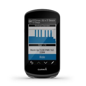 Garmin Edge 1030 Plus Advanced GPS Bike Computer Bundle - Black