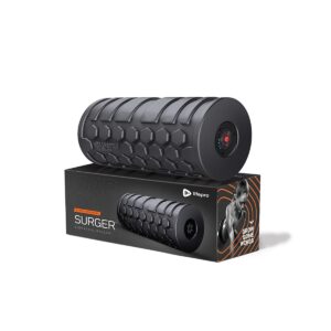 Lifepro LPSRGBLK Velocity 4 Speed Vibrating Deep Muscle Tissue Trigger Point Massage Workout Exercise Therapy Recovery Foam Massager Roller, Black