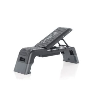Power Systems Multi Functional Fitness Weight Bench Step Deck with Non Slip Surface for Full Body Home Exercise, Gym Cardio, and Strength Workouts