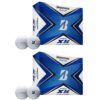 Bridgestone 2020 Tour B XS Reactive Urethane Distance White Golf Balls (2 Dozen)
