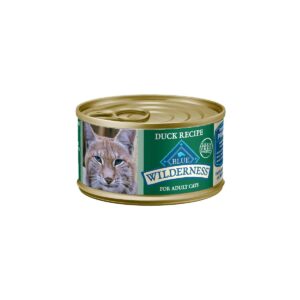 Blue Buffalo Wilderness Grain Free Premium Wet Cat Food Duck Recipe - 3oz