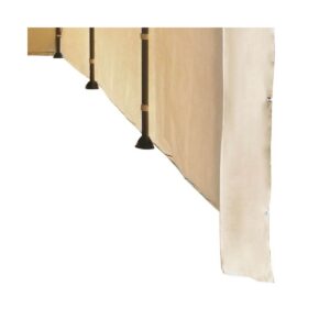 Caravan Canopy CVAN12002110160 Mega Domain Carport 4 Sidewalls, Tan