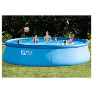 Intex 26175EH 18' x 48" Inflatable Round Outdoor Above Ground Swimming Pool Set