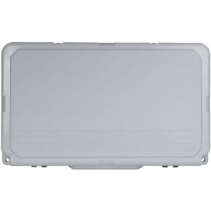 Driftsun Heavy Duty Rotomolded Thermoplastic UV Resistant Portable 45 Quart Insulated Hardside Ice Chest Beverage Cooler, Grey