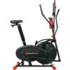 Best Choice Products 2-in-1 Elliptical Trainer Exercise Bike w/ LCD Screen, Adjustable Seat, 220lb Capacity