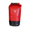 Seattle Sports 10 Liter Red Explorer Outdoor Camping Vinyl Body Storage Dry Bag with D Ring Tie Down and Lashing Closing System, Small