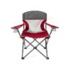 Mac Sports Heavy Duty Big Comfort Quad XL Folding Outdoor Camping Chair, Red