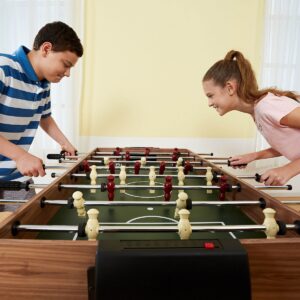 Lancaster 3 in 1 Pool Billiard, Slide Hockey, Foosball Combo Arcade Game Table