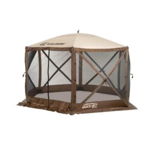 Clam Quick Set Escape Portable Outdoor Canopy (2 Pack) + Wind and Sun Panels